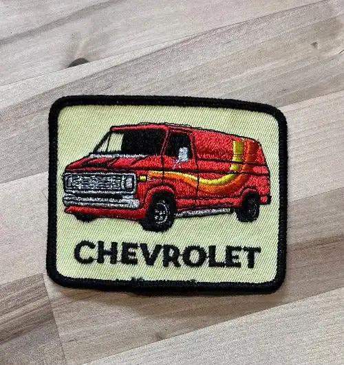 Chevrolet Custom Van Vintage Glitter Patch