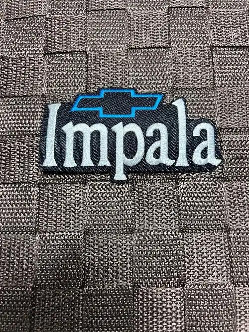 Chevy Impala Patch Chevrolet New Old Stock Great Item for Hat Shirt or Jacket. Relic has been stored away safely for decades and uniquely measures 1.5 in x 4.25 inch