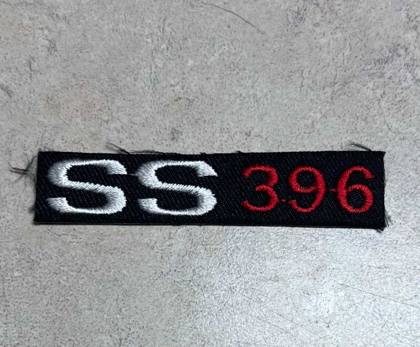 SS 396 Chevelle Impala Patch Auto New Old Stock Excellent Condition Relic has been safely stored away for decades and measures approximately .75 x 3 inches