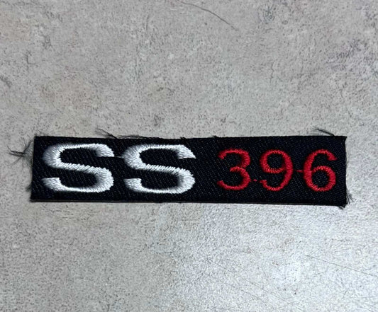 SS 396 Chevelle Impala Patch Auto New Old Stock Excellent Condition Relic has been safely stored away for decades and measures approximately .75 x 3 inches