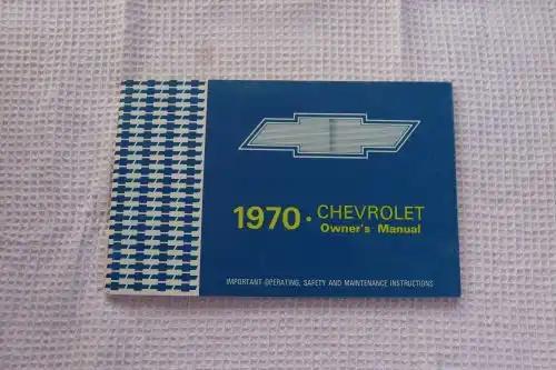 Vintage 1970 Chevrolet Owners Manual Brochure New Old Stock Condition Chevrolet Motor Division. PG Relics bringing items 50+ years old Other Chevrolet, Chevy, Parts