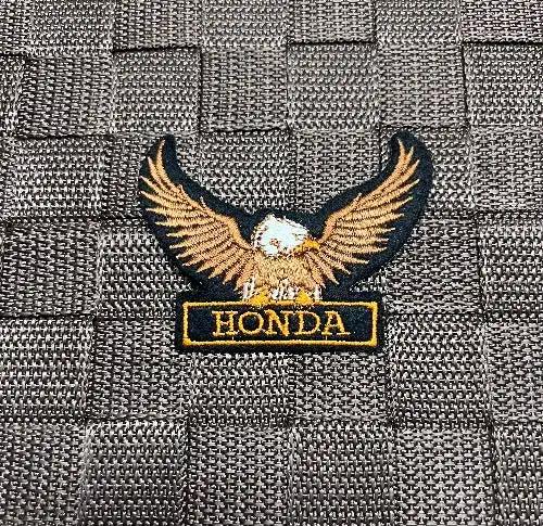 Honda Motorcycle Bald Eagle Wings Vintage Patch