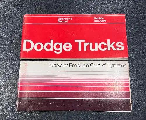 DODGE Trucks Operators Manual