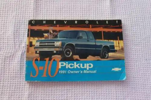 1991 CHEVROLET S10 PICKUP Owners Manual