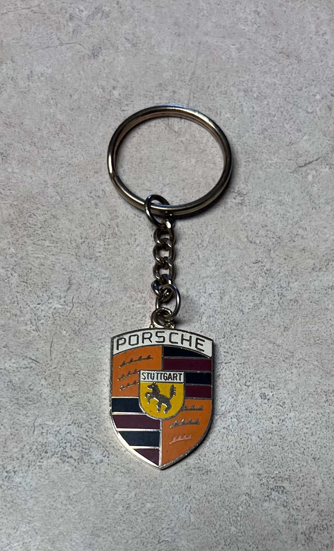 Porsche Stuttgart Badge Metal Keychain Accessories Great Gift for a Classic Relic has been safely stored away for decades and now it is time for someone else to enjoy