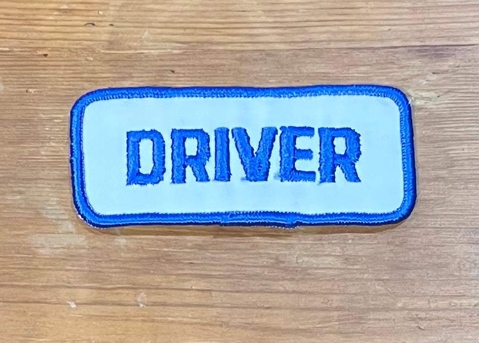 Driver Blue Vintage Patch