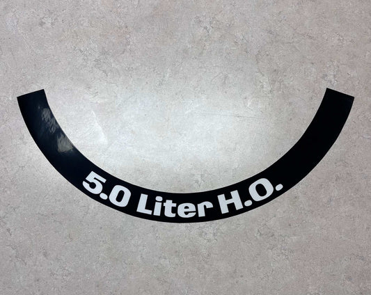 Ford 1982 Mustang GT GL 5 0 Liter HO Air Cleaner 2 Piece Decal EXC NOS Relic has been stored away safely for decades and measures 1.5 inches in width by 17 inches