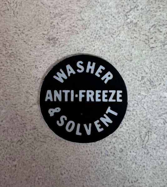 Cadillac 1961-66 Windshield Washer Bottle Cap Decal Restoration EXC Condition NOS Relic has been safely stored away for decades and measures approximately a 1 inch