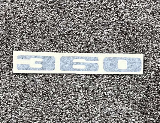 Plymouth 1971-72 GTX Road Runner 360 Fender Black Decal Restoration NOS Relic has been stored safely away for decades and measures approximately 1.5 inches x 8 inches