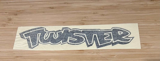 Plymouth 1971-73 Twister Duster Black Quarter Panel Decal Original Restoration Relic has been stored away safely for decades and measures approximately 3 inches x 11