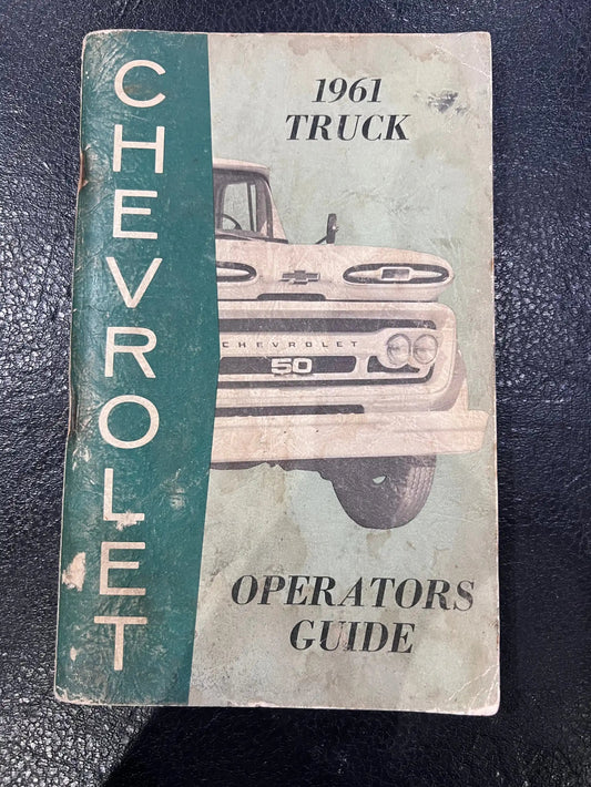 1961 Original Chevrolet Truck Owner Operators Manual Vintage Brochure NOS Relic has been safely stored away for decades and is in good new old stock condition