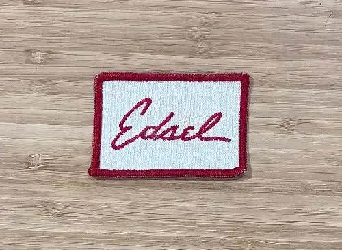 Ford Edsel Vintage Script Patch