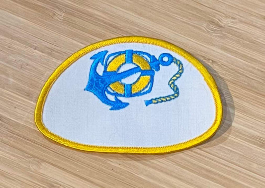 Boating Anchor and LifeBuoy Vintage Patch New Old Stock Sport Eclectic EXC Condition Relic has been store safely away for decades and measures approximately 3 inches