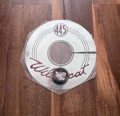 Buick Wildcat 445 Decal Silver Metallic Air Cleaner 1960-1963 Riviera This relic has been stored for decades and measures approx 10 inch circle. Restoration project