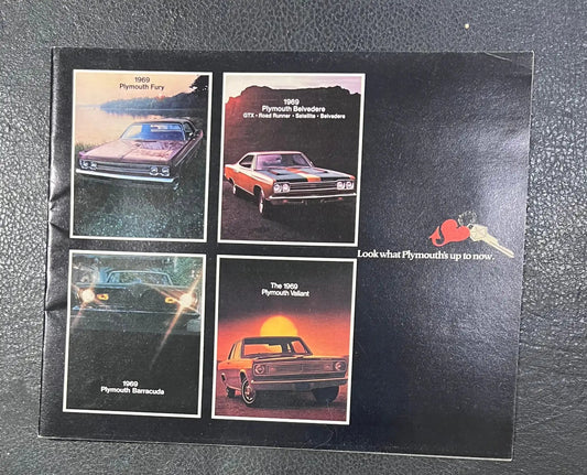 1969 Original Plymouth Fury Belvedere Barracuda Valiant Sales Brochure NOS Relic has been stored away for decades and is in great NOS condition a True Treasure