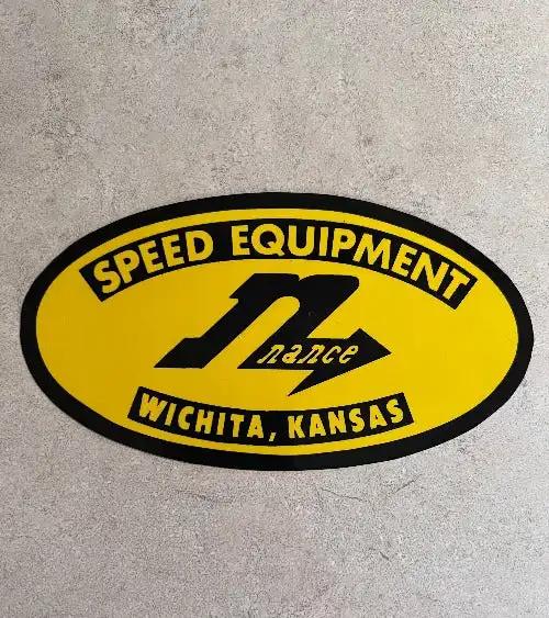 Nance Speed Equipment Wichita Kansas Vintage 1970s Decal