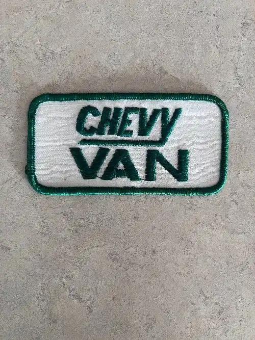 Chevy Van Green Lettering Vintage Patch