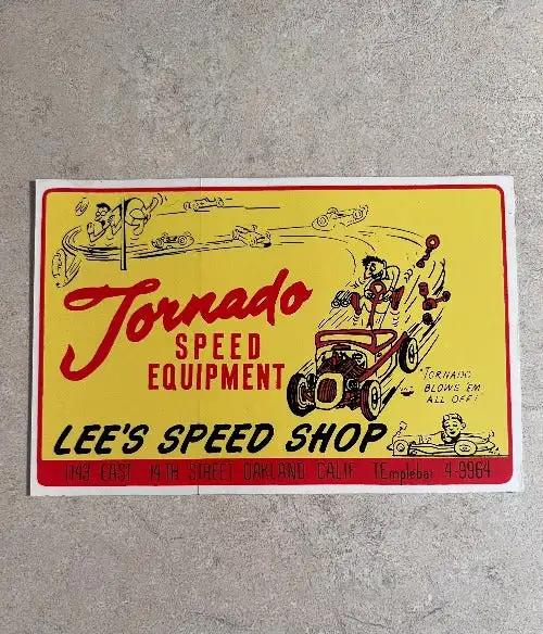Tornado Speed Equipment Racing Decal