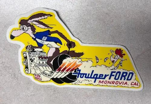 429 Boss Foulger Ford Vintage 1960s Window Decal