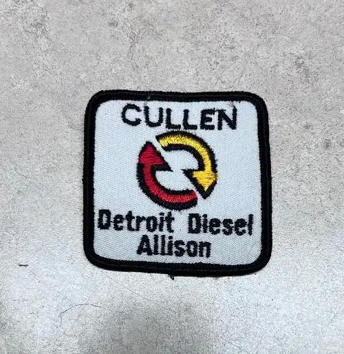 Cullen Detroit Diesel Allison Vintage Logo Patch