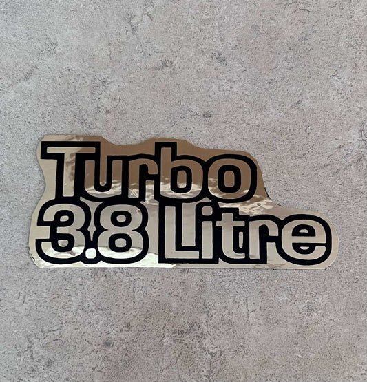 Buick 1978-81 Turbo 3 8 Litre Air Cleaner Decal Regal LeSabre Century Relic has been stored away for decades and measures approximately 2 inches x 4.25 inches