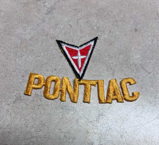 Pontiac Arrowhead Laser Patch EXC Condition Vintage New Old Stock Auto Relic has been safely stored away for decades and measures approx 2.5 inches by 4 inches