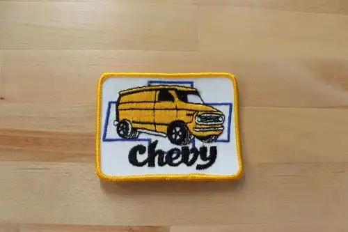 CHEVROLET CHEVY VAN PATCH NOS VINTAGE EXC DETAILED AUTO BOWTIE LOGOA GREAT item for the vintage CHEVY van owner, collector in your life. Detailed stitching, 3D image