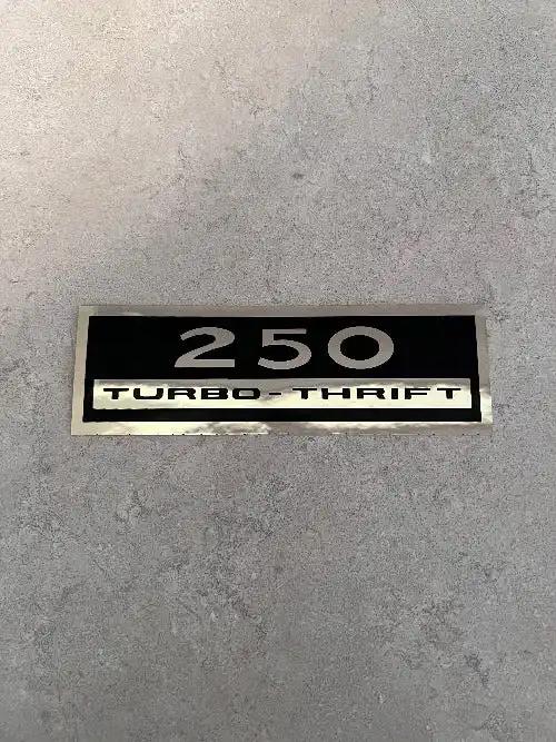 250 Turbo Thrift Decal