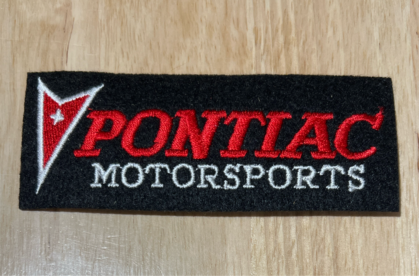 Pontiac Arrowhead Motorsports Racing Team Patch Auto NOS EXC Condition Relic has been store safely away for decades and measures approximately 4.5 inches x 1.75 inch