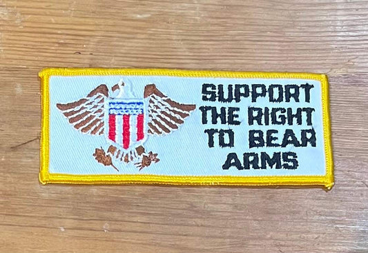 Support Right To Bear Arms American Heritage Eagle Vintage Patch