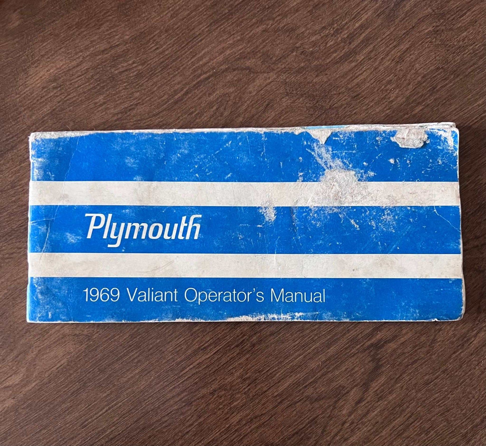 1969 Plymouth Valiant Original Vintage Owners Manual Brochure NOS Condition Relic has been safely stored away for decades and safety and maintenance instructions