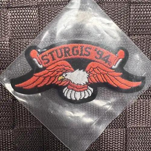 Harley Davidson Motorcycle Sturgis 94 Bald Eagle Vintage Patch