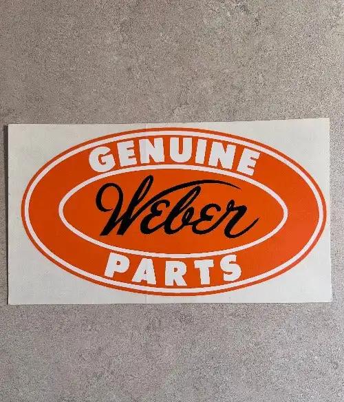 Genuine Weber Parts Mechanical Original Decal Carburetors