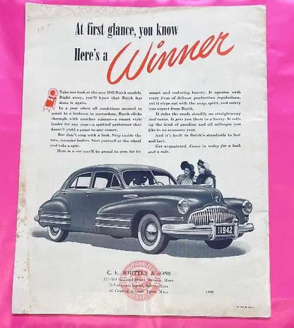 Buick Magazine Brochure October 1941
