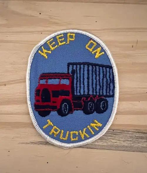 Keep On Truckin Tractor Trailer Patch