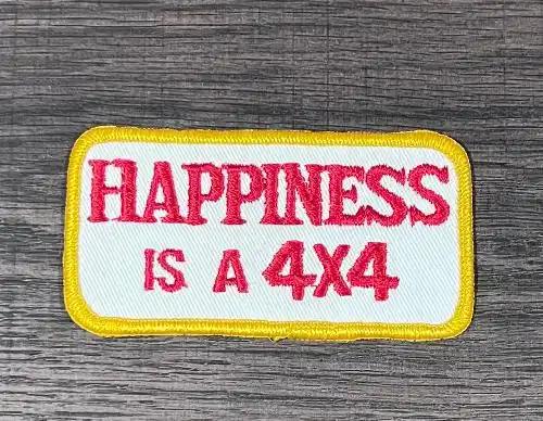 Happiness is a 4X4 Vintage Patch