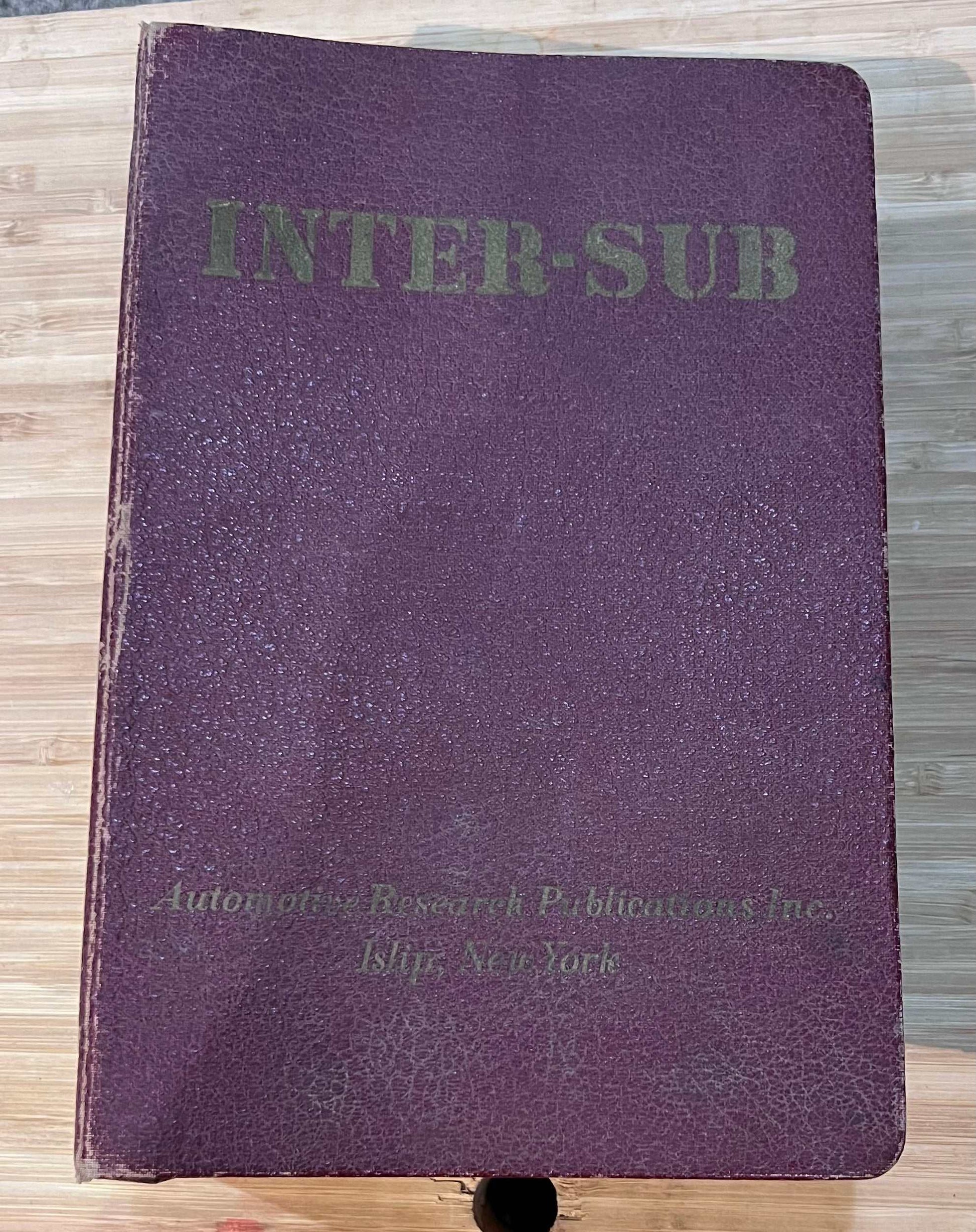 Inter Sub Ford and L M Original Hard Cover 10 Booklet Set Automotive Research Publication Inc Relic has been store safely away for decades and loaded with original