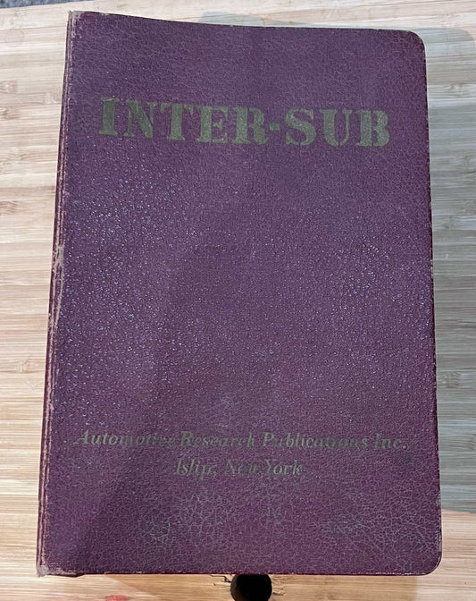Inter Sub Ford and L M Original Hard Cover 10 Booklet Set Automotive Research Publication Inc Relic has been store safely away for decades and loaded with original