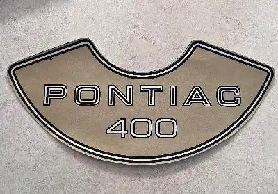 Pontiac 400 1970 Decal