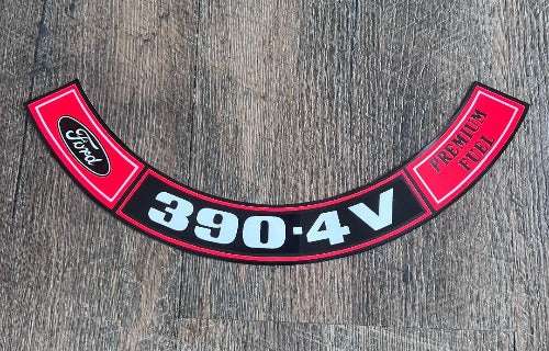 Ford Mustang 390 4V Decal