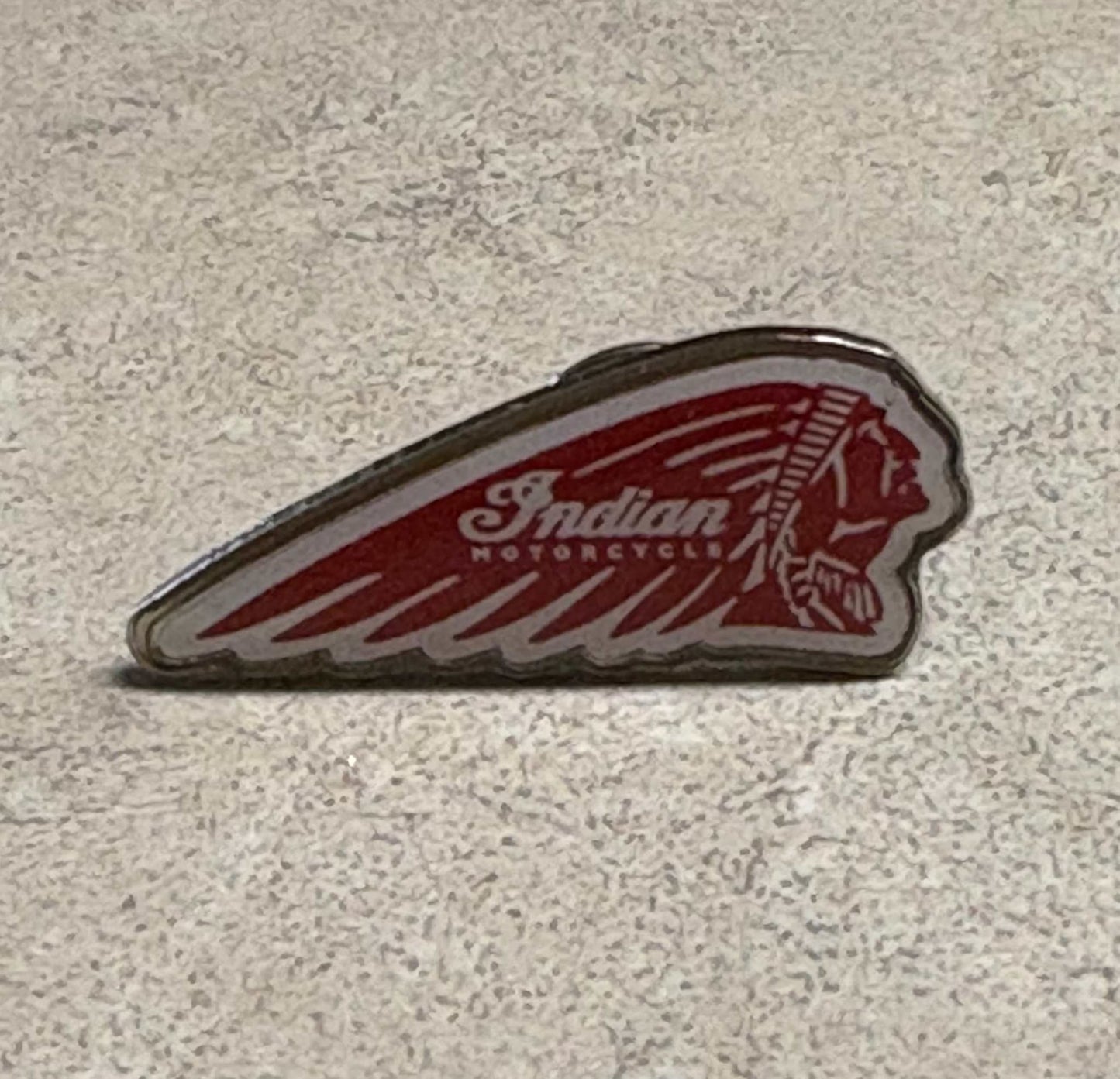 Indian Motorcycle Head Dress Hat Lapel Pin Very Detailed EX Condition