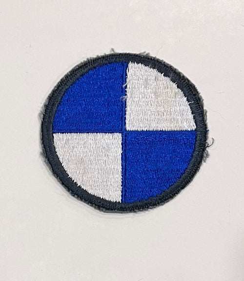 Army 4th Corps Patch Blue White Round Unique Military Collectible