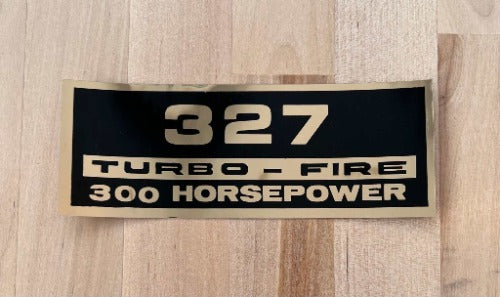 327 Turbo Fire 300 Horsepower Decal