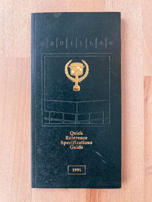 1991 CADILLAC Manual