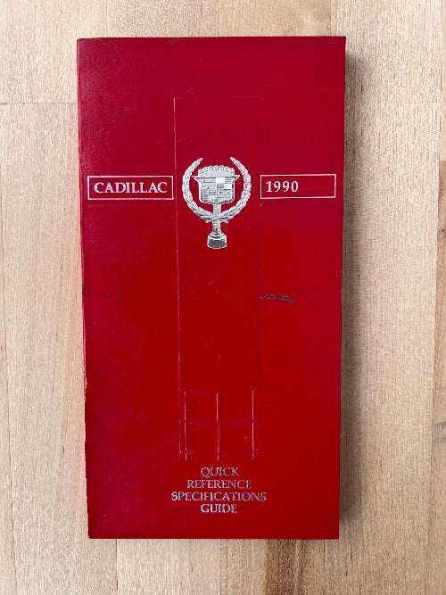 1990 CADILLAC Manual