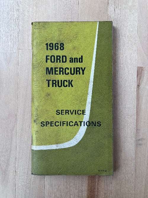 Ford and Mercury Truck Manual