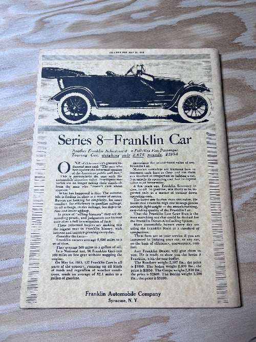 The Franklin Car Brochure