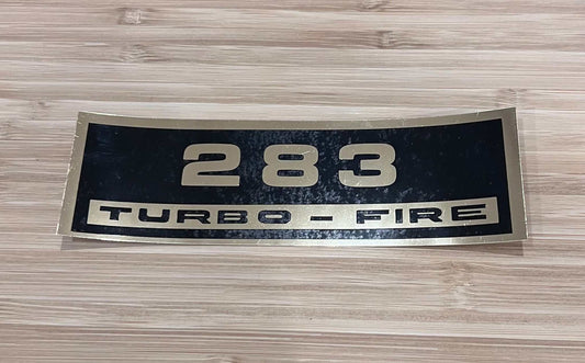 283 TURBO FIRE Decal