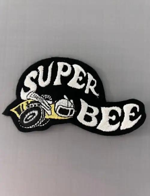 Dodge SUPER BEE Patch Muscle Car Auto Nos Mint MOPAR Classic SUPER BEE Dodge Muscle Car patch. Item measures approximately 4.5 in x 3 inches, detailed stitching