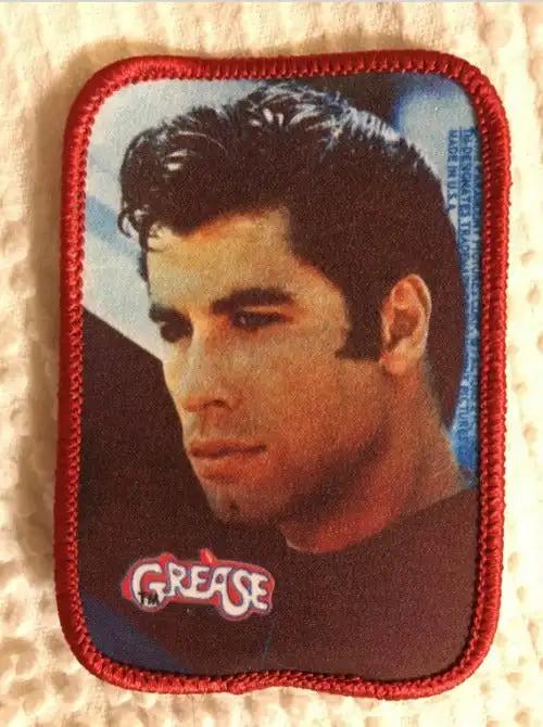 John Travolta GREASE Character Patch Music Musical Mint EXC UNIQUE